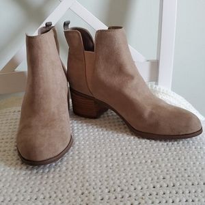 Suade Ankle Booties